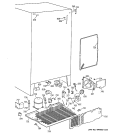 UNIT PARTS Diagram and Parts List for TFJ22PRBEWW  General Electric Refrigerator