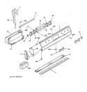 Part Location Diagram of WB18K5369 GE WIRE HARNESS, LOCK MOTOR