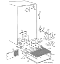 UNIT PARTS Diagram and Parts List for TFK28ZFBEAA  General Electric Refrigerator