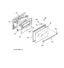 DOOR Diagram and Parts List for JGSC12GET1BG  General Electric Range