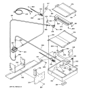 OVEN BURNER PARTS Diagram and Parts List for JGSP20GET1BB  General Electric Range
