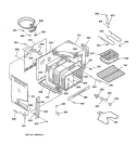 Part Location Diagram of WB35K5100 GE SIDE TRIM INSULATOR-WHIT