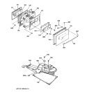DOOR & LOCK Diagram and Parts List for JDP36GT1AD  General Electric Range