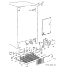 UNIT PARTS Diagram and Parts List for TFT25JWBEWW  General Electric Refrigerator