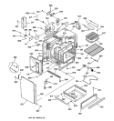 BODY PARTS Diagram and Parts List for JSP40AW3AA  General Electric Range