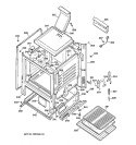 BODY PARTS Diagram and Parts List for RGB532BEA2AD  Hotpoint Range