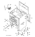 BODY PARTS Diagram and Parts List for RB753BB1  Hotpoint Range