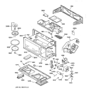 Part Location Diagram of WB18X10048 GE WIRE HARNESS-B