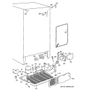 UNIT PARTS Diagram and Parts List for TFT25PRBEWW  General Electric Refrigerator