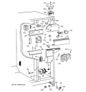 FRESH FOOD SECTION Diagram and Parts List for TFM22PRBEWW  General Electric Refrigerator
