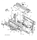 CONTROL PANEL Diagram and Parts List for JBP85AB2AA  General Electric Range