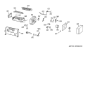 ICEMAKER WR30X0331 Diagram and Parts List for TFG28PFCCBS  General Electric Refrigerator