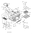 BODY PARTS Diagram and Parts List for JDC27GV1BG  General Electric Range