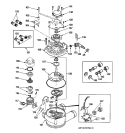 PUMP Diagram and Parts List for PNSF35B00  General Electric Water Softener