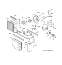 Part Location Diagram of WR17X3041 GE PAN REFRIGERATOR