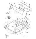 BACKSPLASH & TOP Diagram and Parts List for DCD330EY0AC  General Electric Dryer