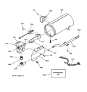 BURNER Diagram and Parts List for DCD330GY0WC  General Electric Dryer