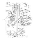 Part Location Diagram of WR17X4274 GE CONTROL PANEL FF