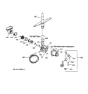 MOTOR - PUMP MECHANISM Diagram and Parts List for GSC3200Z02BL  General Electric Dishwasher