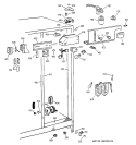 FRESH FOOD SECTION Diagram and Parts List for TFX26APDAWW  General Electric Refrigerator