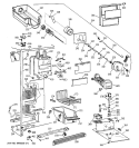 FREEZER SECTION Diagram and Parts List for TFS22PPBCBS  General Electric Refrigerator