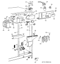 FRESH FOOD SECTION Diagram and Parts List for TFS22PPBCBS  General Electric Refrigerator