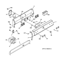 CONTROL PANEL Diagram and Parts List for JBP58LY1WH  General Electric Range