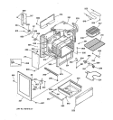 BODY PARTS Diagram and Parts List for JBP62BY2AD  General Electric Range