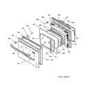 Part Location Diagram of WB01T10012 GE Range Screw 818 Ab Flt 375 B