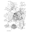 Part Location Diagram of WB55T10043 GE BOTTOM COMPARTMENT