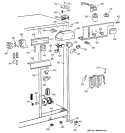 FRESH FOOD SECTION Diagram and Parts List for TFX26VPDAWW  General Electric Refrigerator