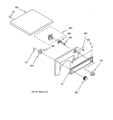 TOP & CONTROL PANEL PARTS Diagram and Parts List for DSKP233ETAAB  General Electric Dryer