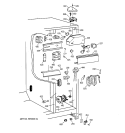FRESH FOOD SECTION Diagram and Parts List for TFX22CRDABB  General Electric Refrigerator