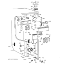 FRESH FOOD SECTION Diagram and Parts List for CSM25MRCEWW  Hotpoint Refrigerator