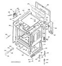 BODY PARTS Diagram and Parts List for RB753BC1WH  Hotpoint Range