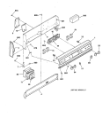 CONTROL PANEL Diagram and Parts List for RB787GY3BB  Hotpoint Range
