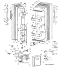 DOORS Diagram and Parts List for CSM22GRDAWW  Hotpoint Refrigerator