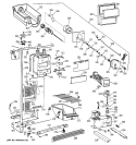 FREEZER SECTION Diagram and Parts List for CSM22GRDAWW  Hotpoint Refrigerator