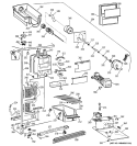 FREEZER SECTION Diagram and Parts List for MRSC20KWBEWH  General Electric Refrigerator