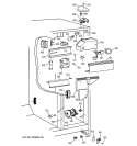 FRESH FOOD SECTION Diagram and Parts List for MST20GABEWW  General Electric Refrigerator
