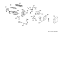 ICEMAKER WR30X0330 Diagram and Parts List for MSZ20BWBEWW  General Electric Refrigerator