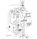 FRESH FOOD SECTION Diagram and Parts List for MST25GRBEWW  General Electric Refrigerator