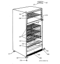 CABINET PARTS Diagram and Parts List for TDX11SNXDRWH  General Electric Refrigerator