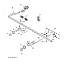 MANIFOLD & CONTROLS Diagram and Parts List for ZGU36L4DYSS  General Electric Cooktop