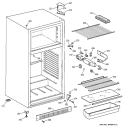 Part Location Diagram of WR01X10009 GE WASHER HINGE TOP/BTM