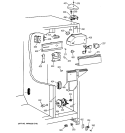 FRESH FOOD SECTION Diagram and Parts List for TFX20JABAWW  General Electric Refrigerator