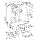 Part Location Diagram of WR38X2144 GE REFLECTOR GLASS SHELF