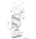UNIT PARTS Diagram and Parts List for TDX11SNYCRWH  General Electric Refrigerator
