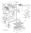 CABINET Diagram and Parts List for CTX16CIBHLAA  Hotpoint Refrigerator