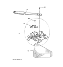 DOOR LOCK Diagram and Parts List for JBP78AB1AA  General Electric Range